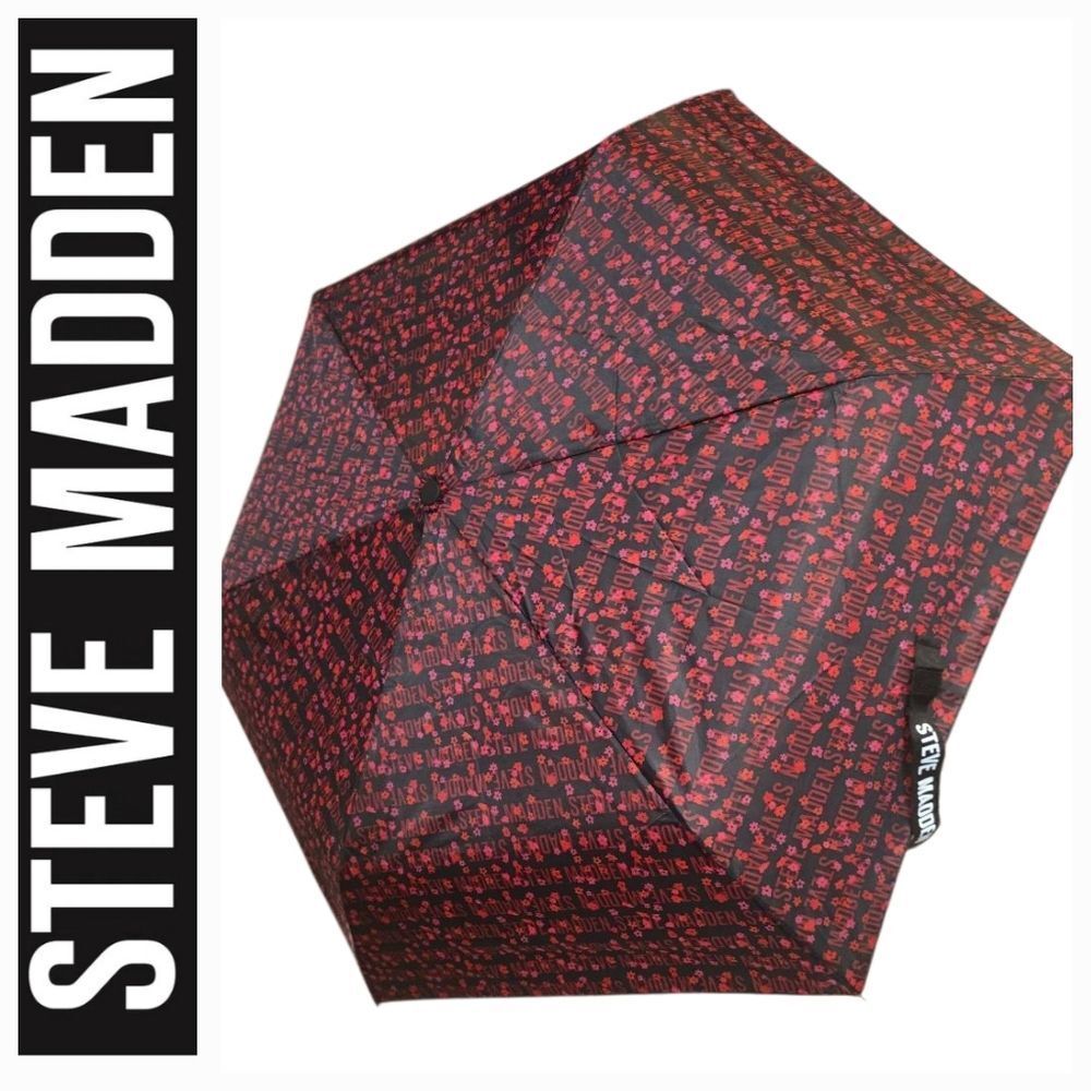 Steve Madden Logo‎ Floral Print 42" Automatic Umbrella